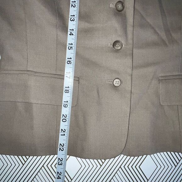 Pendleton Classic‎ Skirt Suit Set Sz 6 Brown Wool Midi Pencil Skirt Pockets  USA - Picture 4 of 14